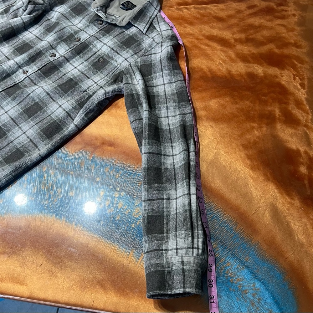 Pendleton Wool Plaid Trail Button Down Shirt Elbo… - image 11